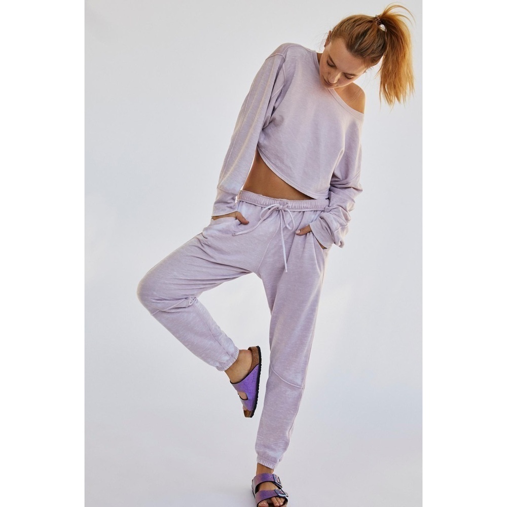 [Free People] Pink Movement Zuma Sweatpants